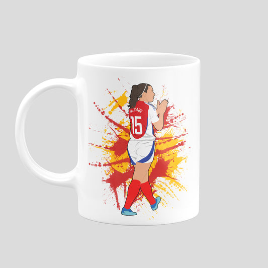 Katie McCabe Arsenal Mug – Football Artwork