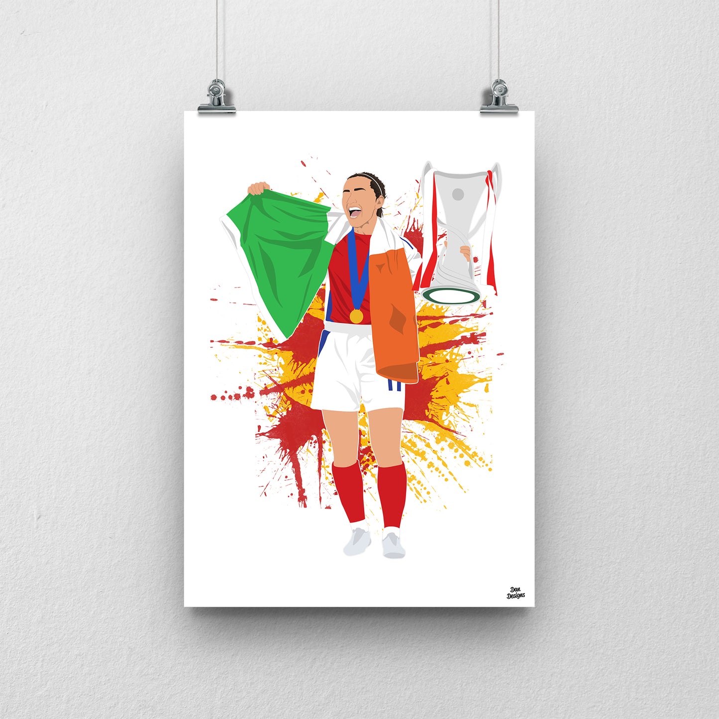 Katie McCabe Arsenal Print – Football Artwork