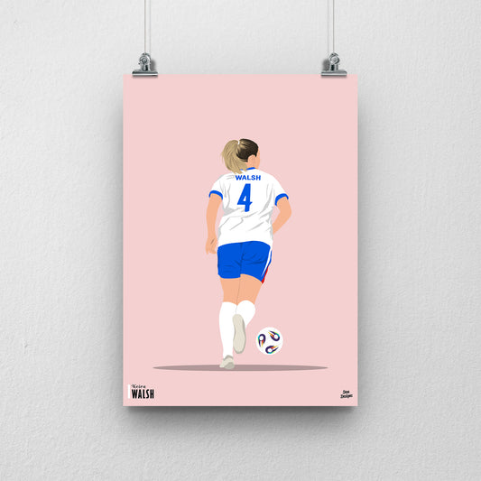 Keira Walsh Print | Lionesses Euro 2025