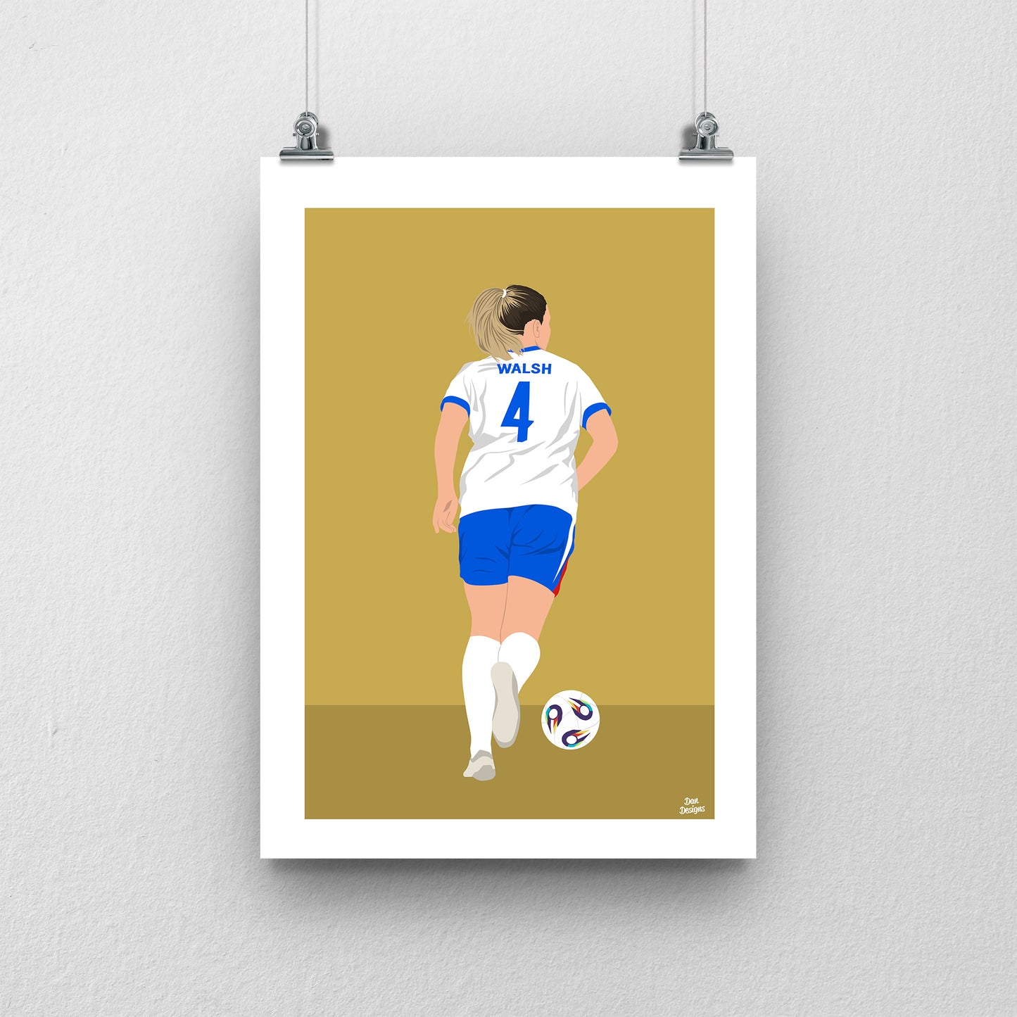 Keira Walsh Print | Lionesses Euro 2025