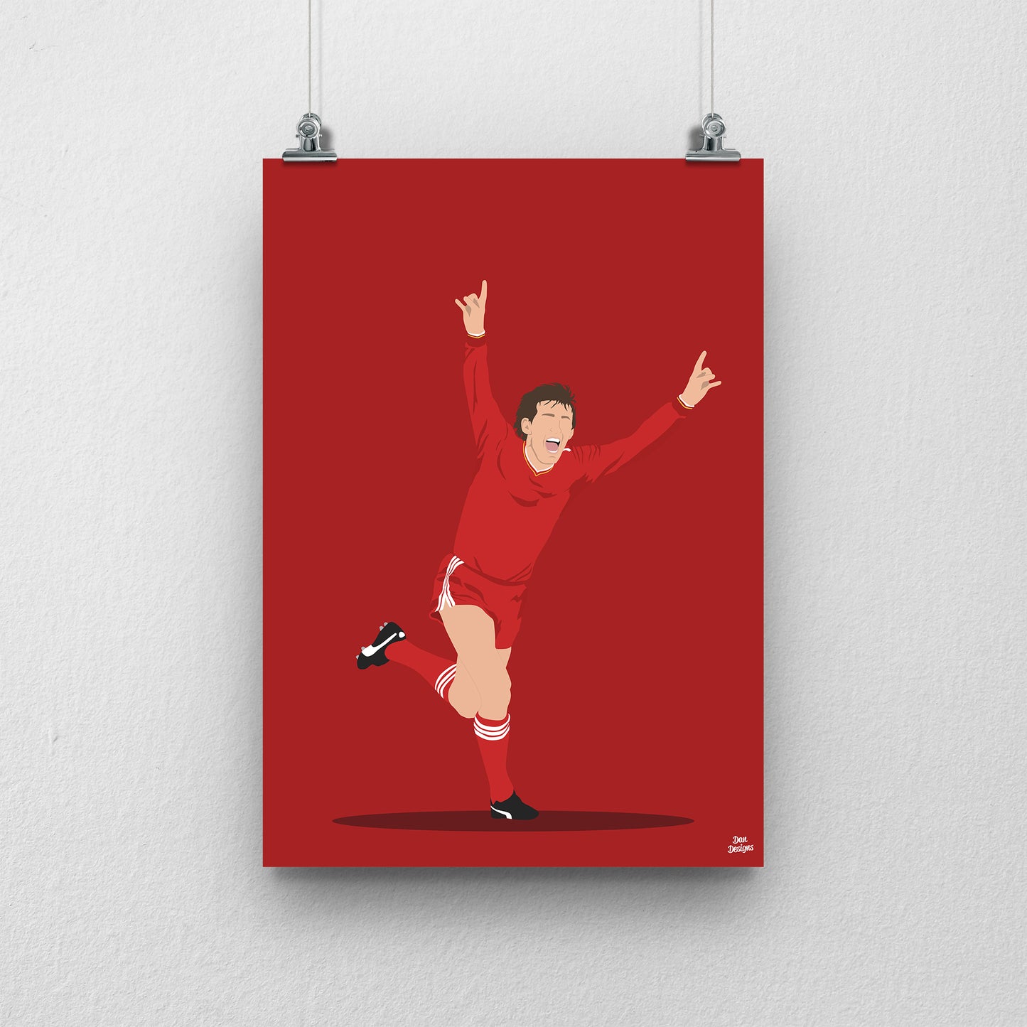 Kenny Dalglish Liverpool Print – Football Artwork & Poster Design