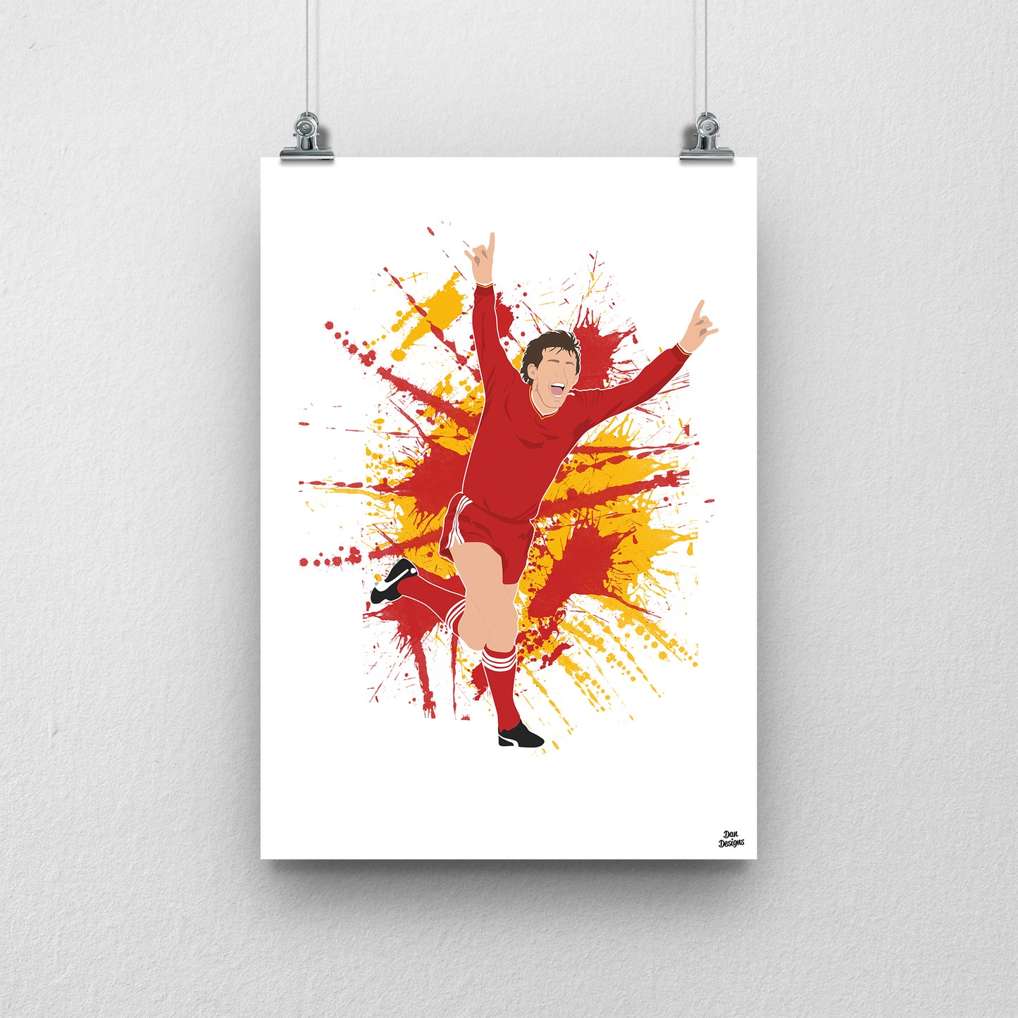 Kenny Dalglish Liverpool Print – Football Artwork & Poster Design