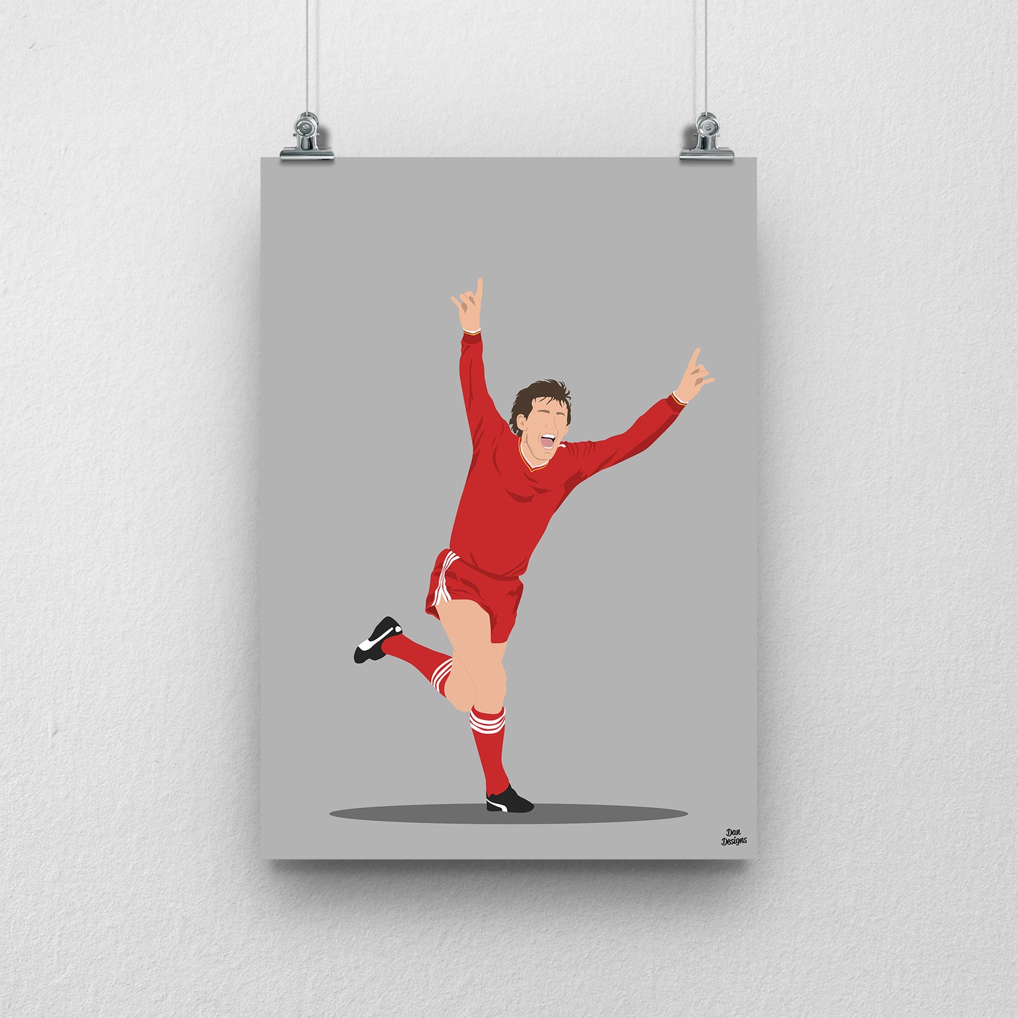 Kenny Dalglish Liverpool Print – Football Artwork & Poster Design