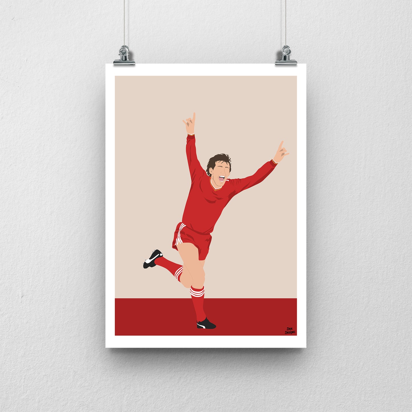 Kenny Dalglish Liverpool Print – Football Artwork & Poster Design