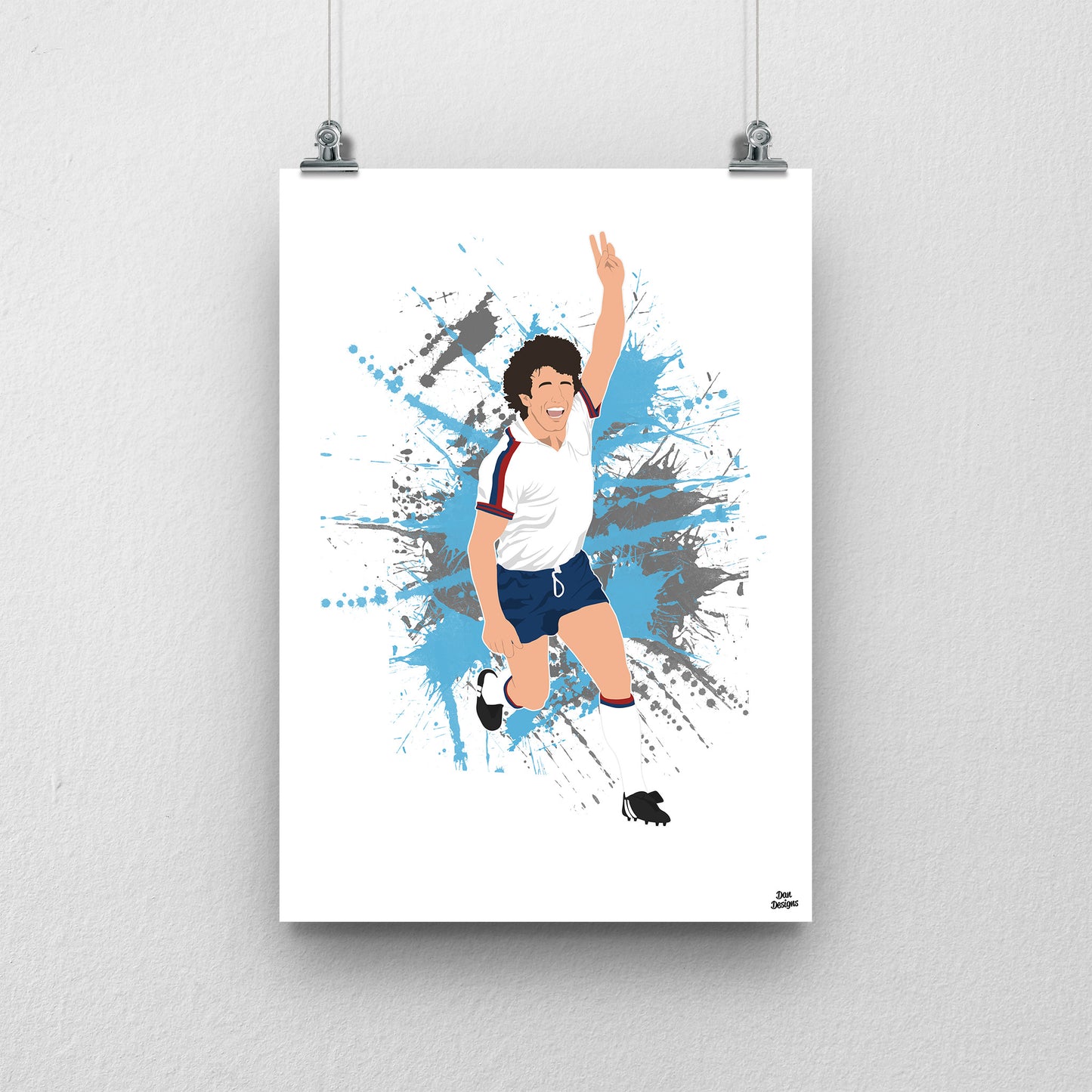Kevin Keegan England Print – Football Artwork