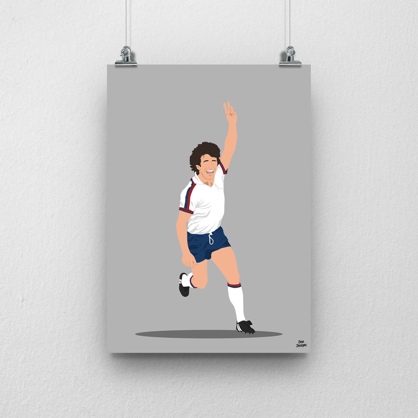 Kevin Keegan England Print – Football Artwork