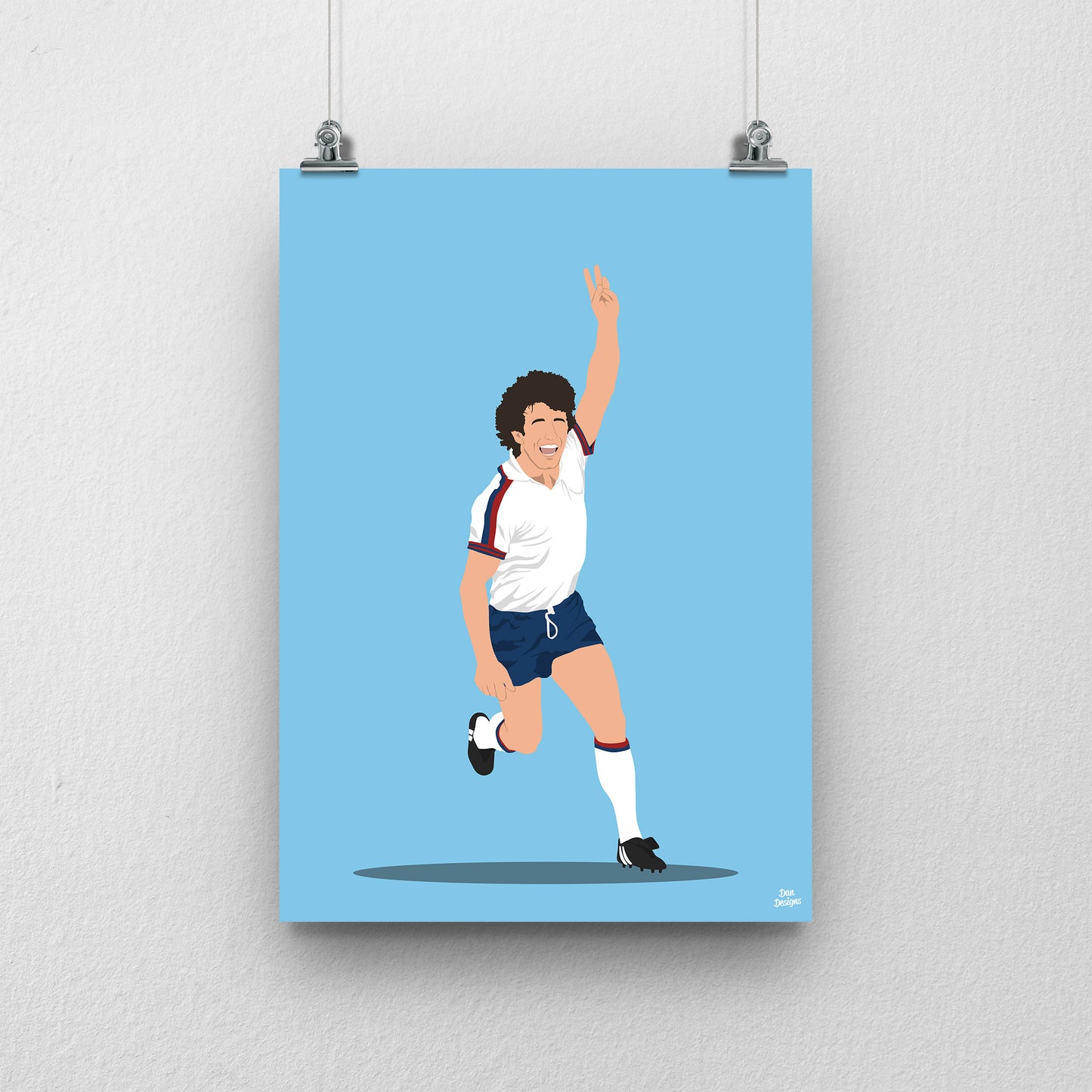 Kevin Keegan England Print – Football Artwork