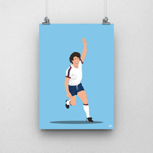 Kevin Keegan England Print – Football Artwork