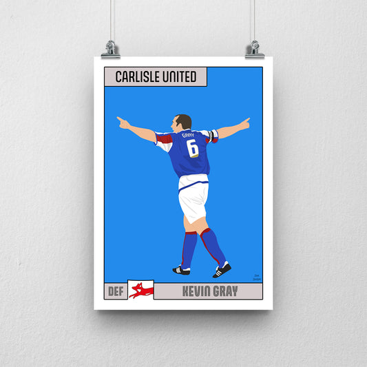 Kevin Gray Carlisle United Print – Official Club Artwork