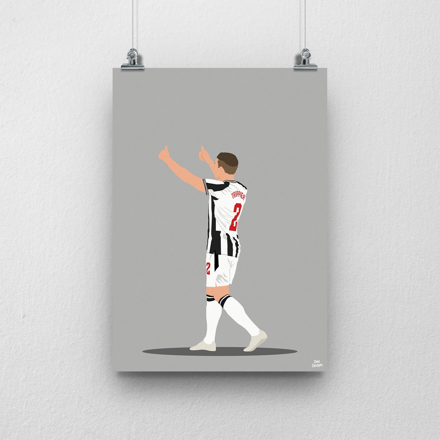 Kieran Trippier Print - Newcastle United Football Poster