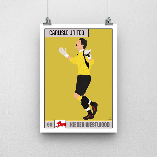 Keiren Westwood Carlisle United Print – Official Club Artwork