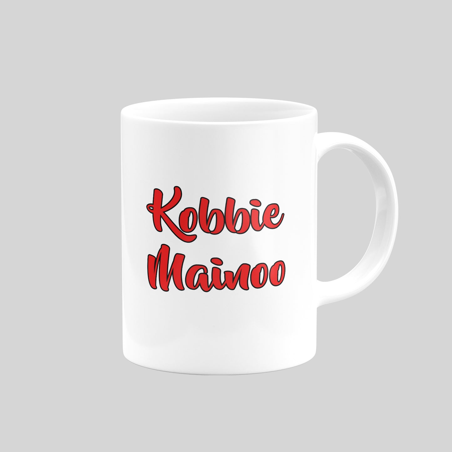 Kobbie Mainoo Manchester United Mug – Football Artwork
