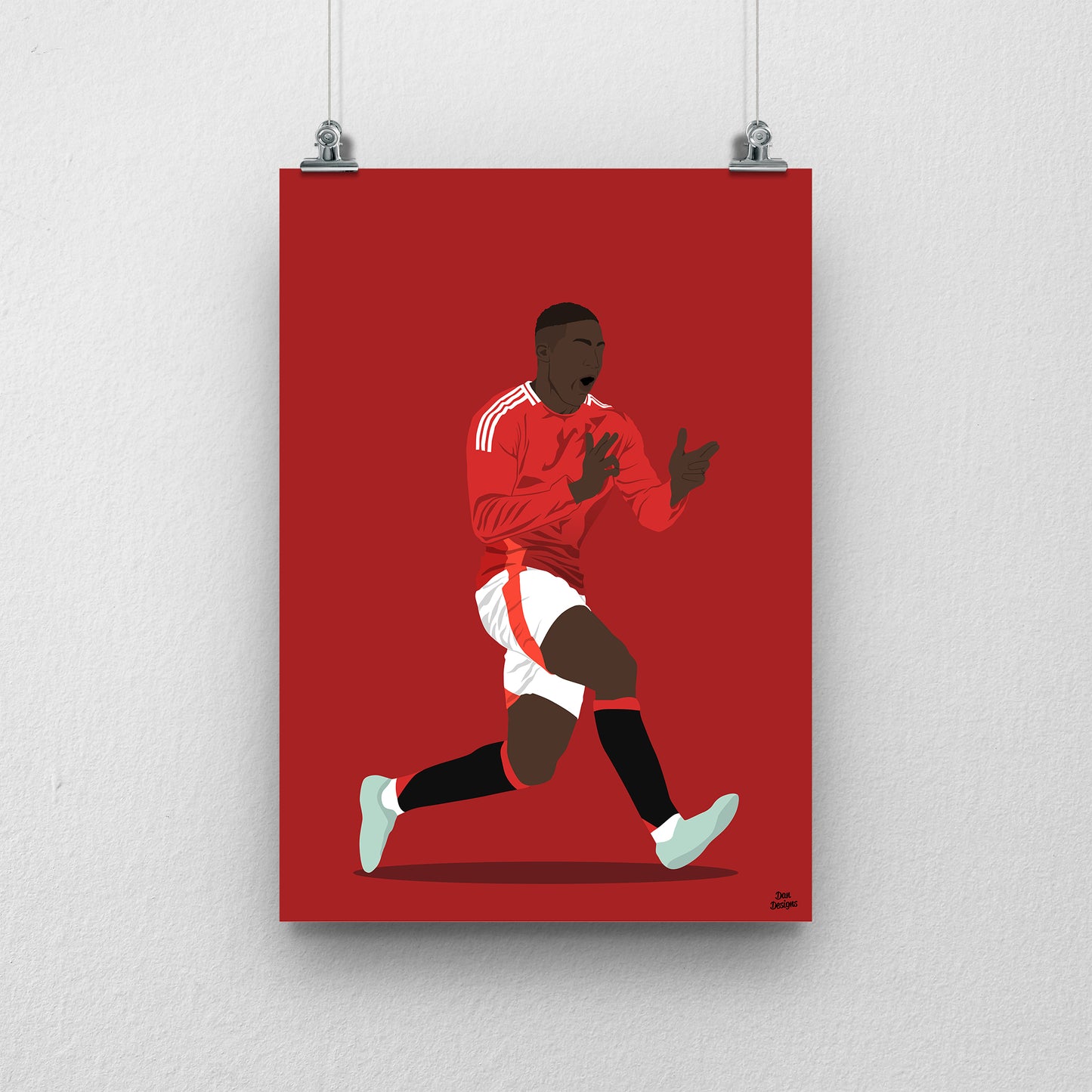 Kobbie Mainoo Celebration Print