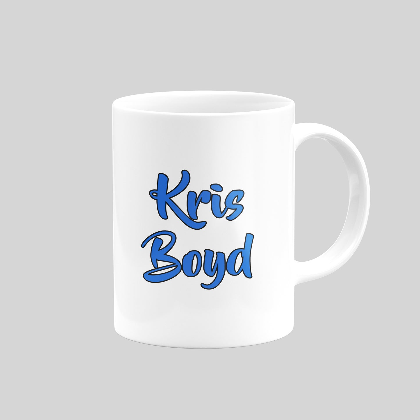 Kris Boyd Mug – Rangers Striker Artwork