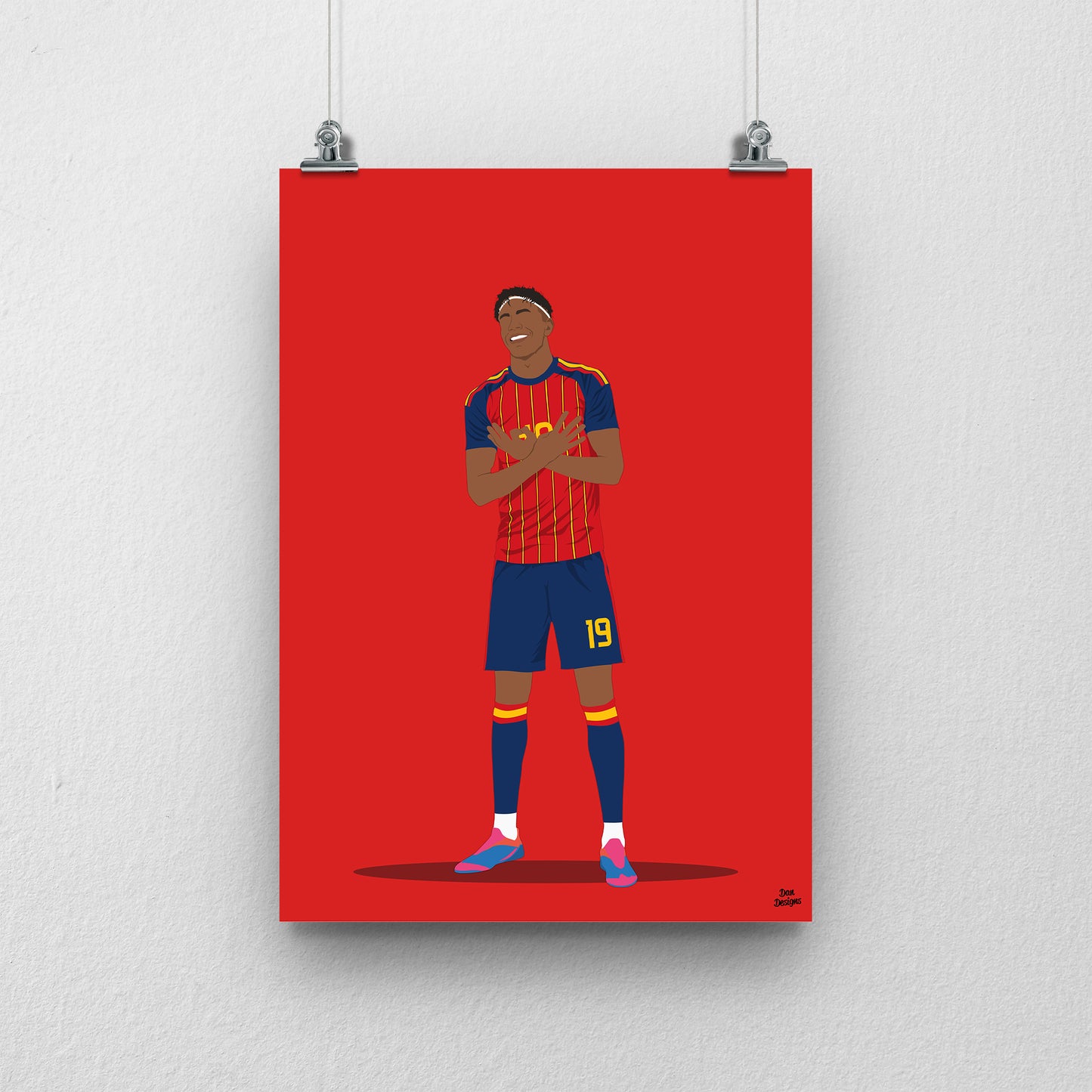 Lamine Yamal Print – Spain World Cup 2026 Artwork