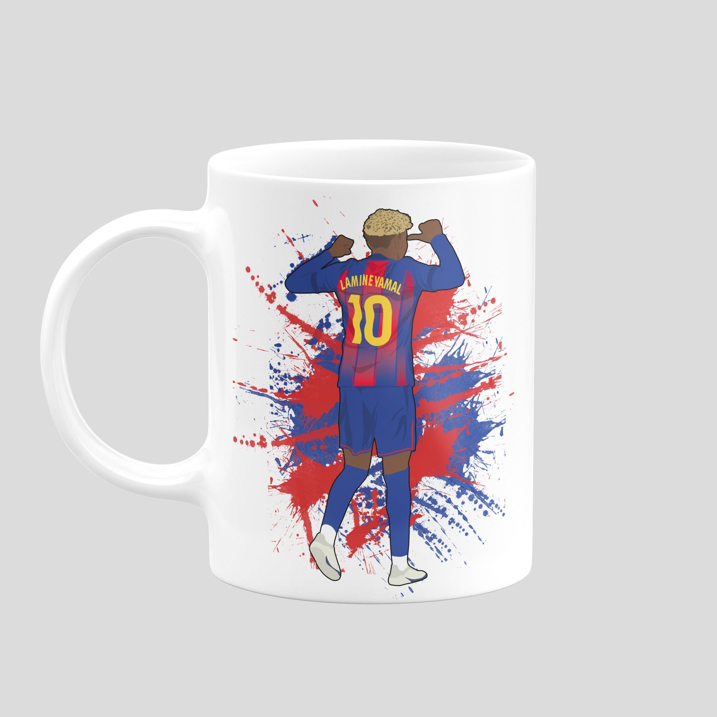 Lamine Yamal Barcelona Mug – Football Artwork
