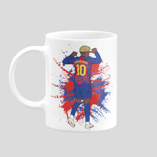 Lamine Yamal Barcelona Mug – Football Artwork