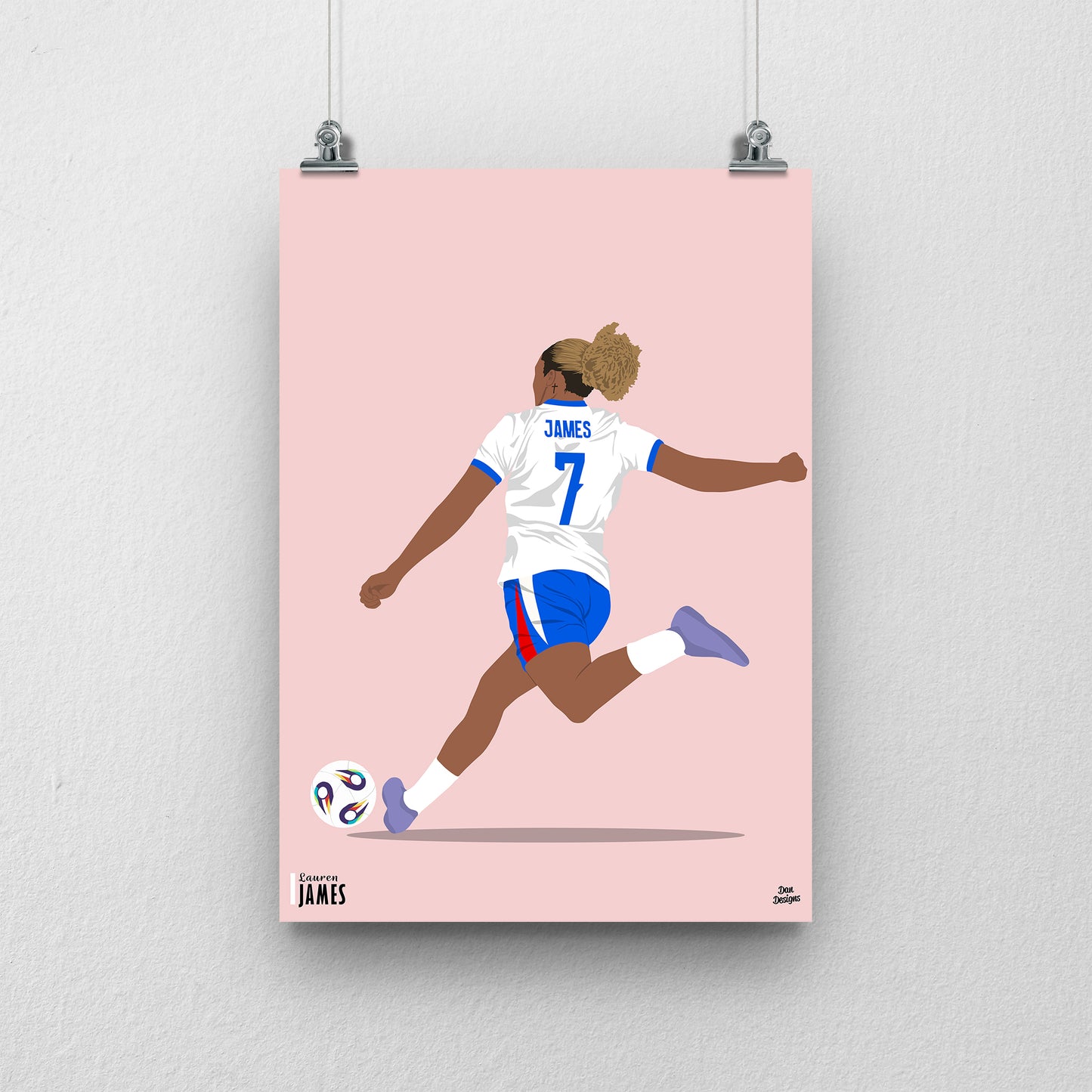 Lauren James Print | Lionesses Euro 2025