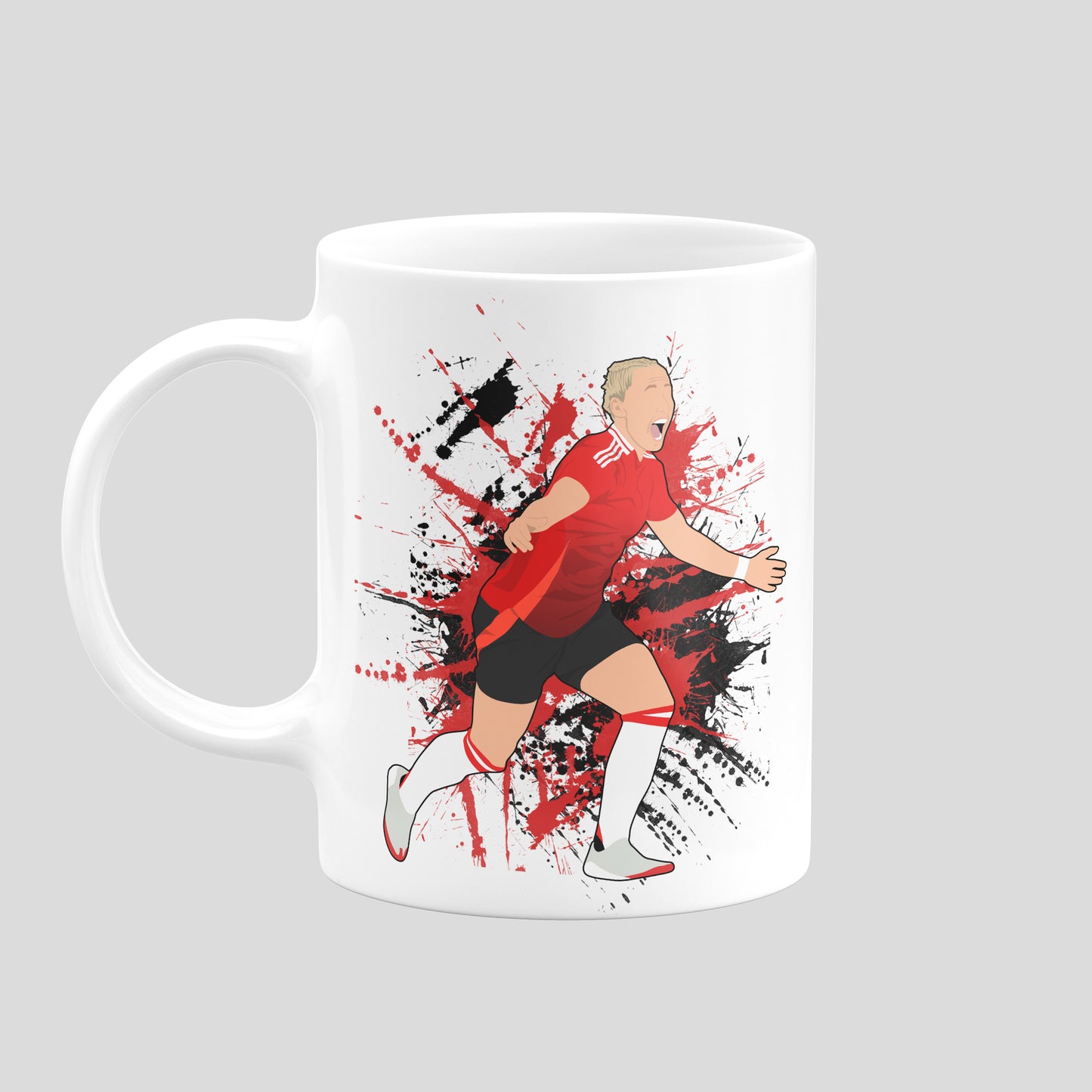 Leah Galton Manchester United Mug – Football Artwork