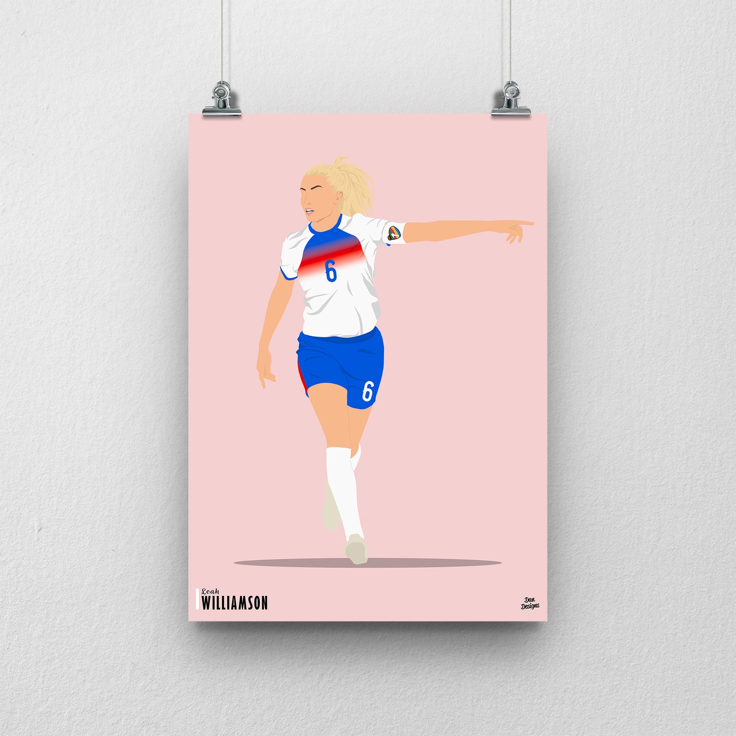 Leah Williamson Print | Lionesses Euro 2025