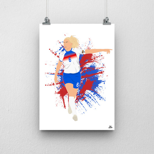 Leah Williamson Print | Lionesses Euro 2025
