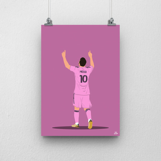Lionel Messi Inter Miami Print