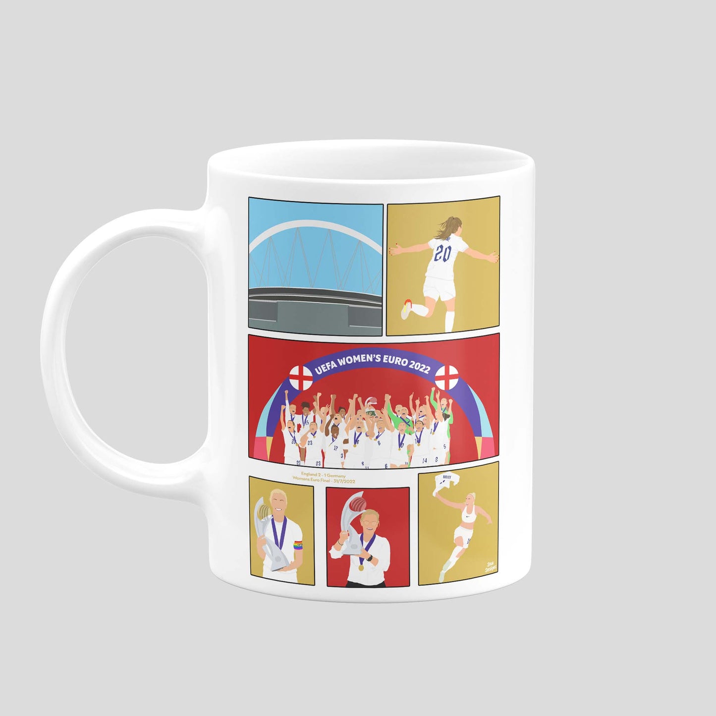 Lionesses Euro Final Mug