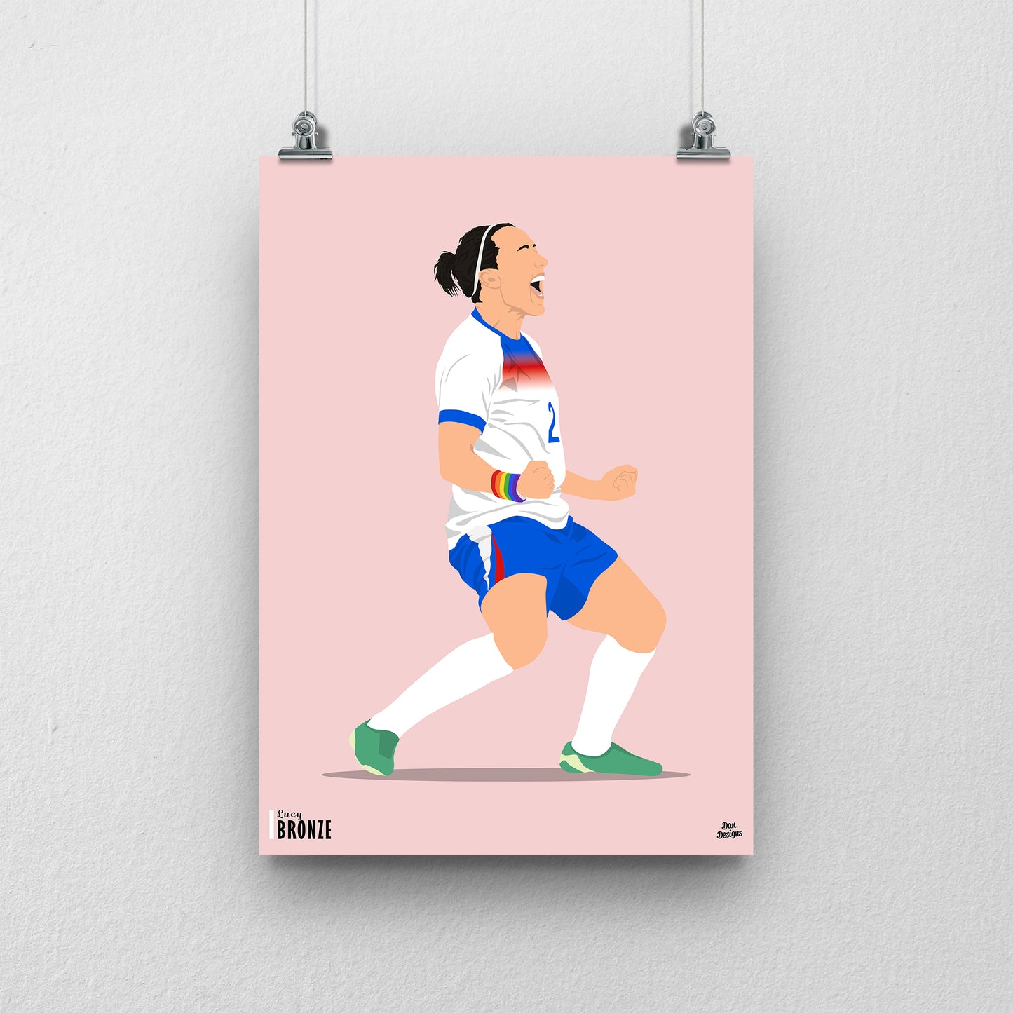 Lucy Bronze Print | Lionesses Euro 2025