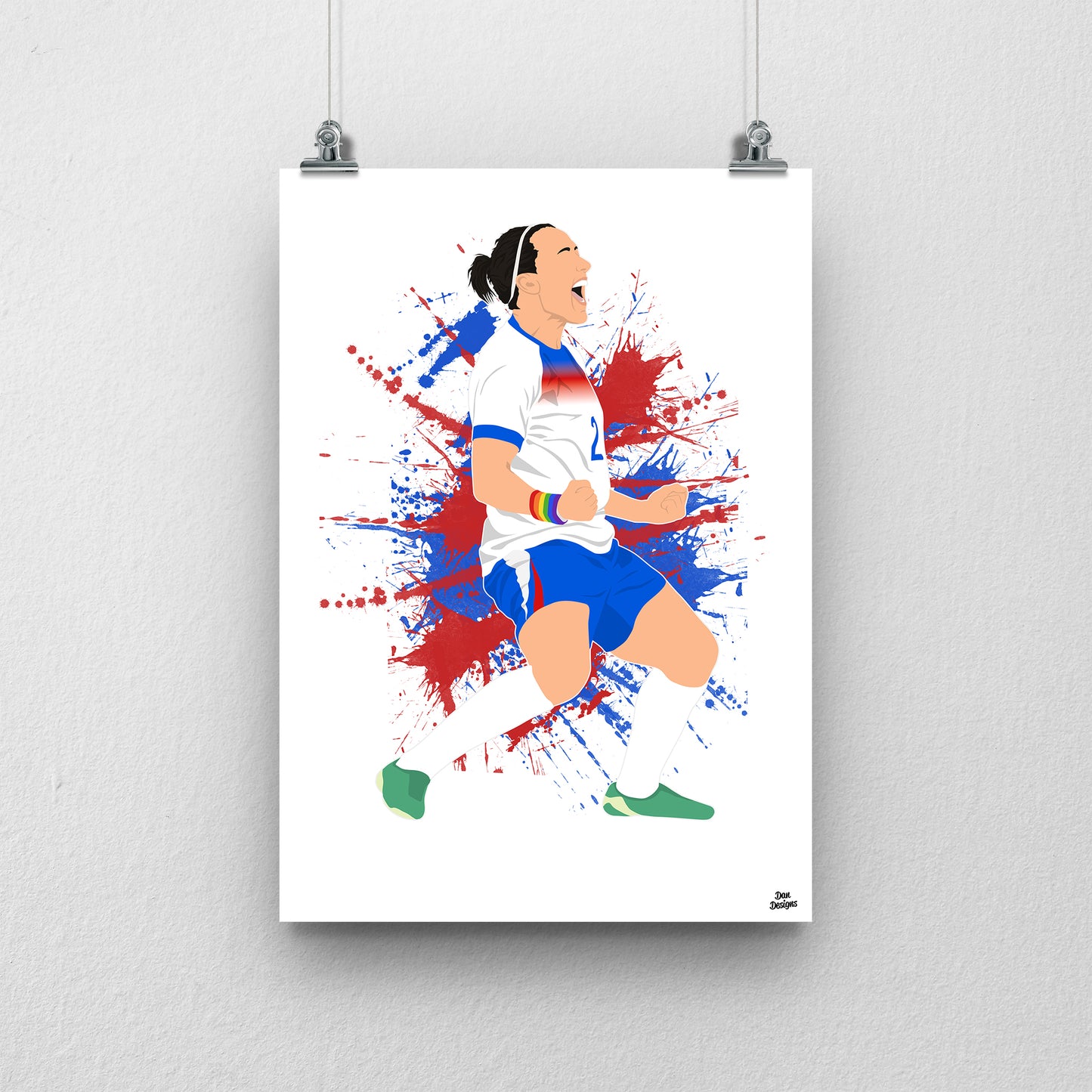 Lucy Bronze Print | Lionesses Euro 2025