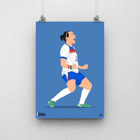 Lucy Bronze Print | Lionesses Euro 2025