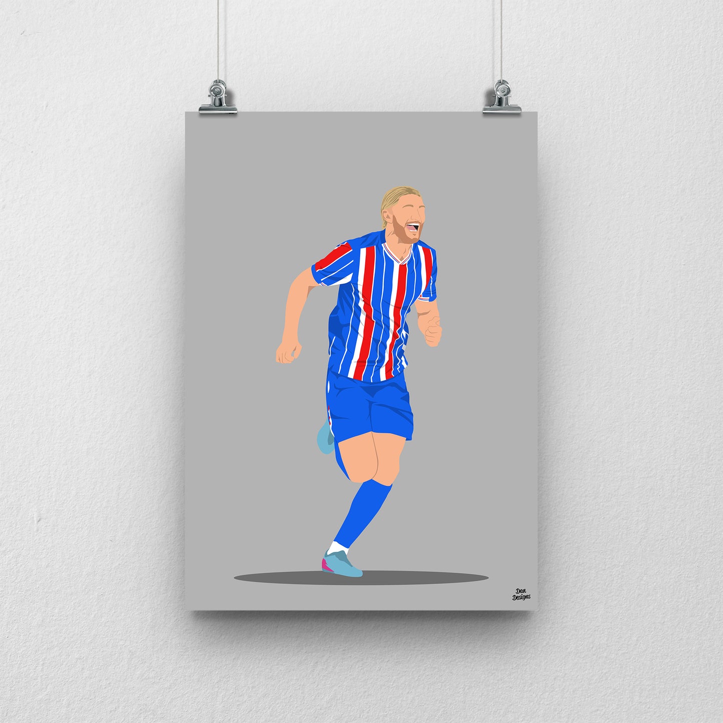 Luke Armstrong Carlisle United Print – Official Artwork