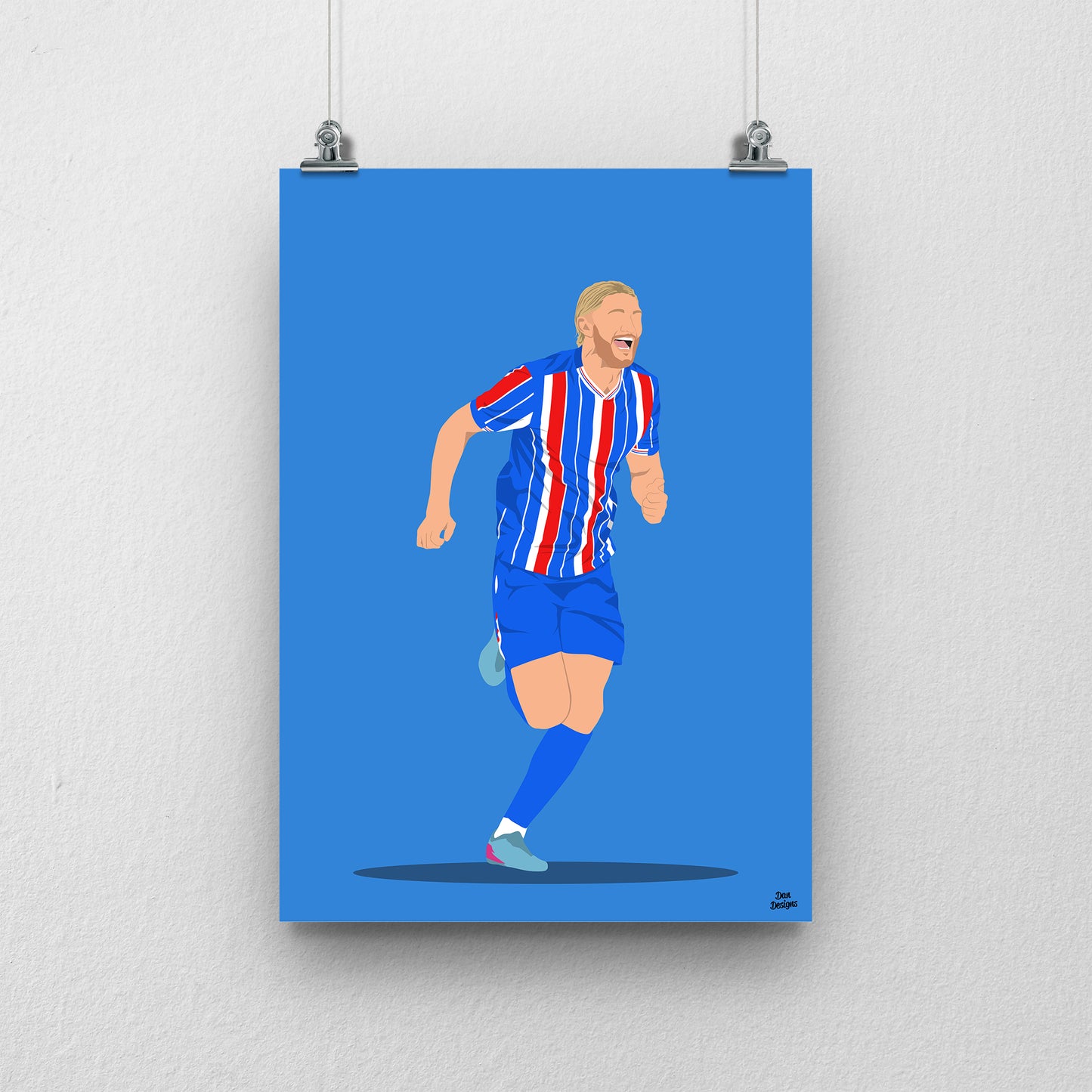 Luke Armstrong Carlisle United Print – Official Artwork
