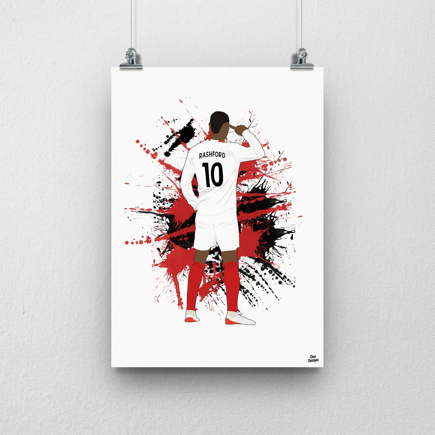 Marcus Rashford Away Print