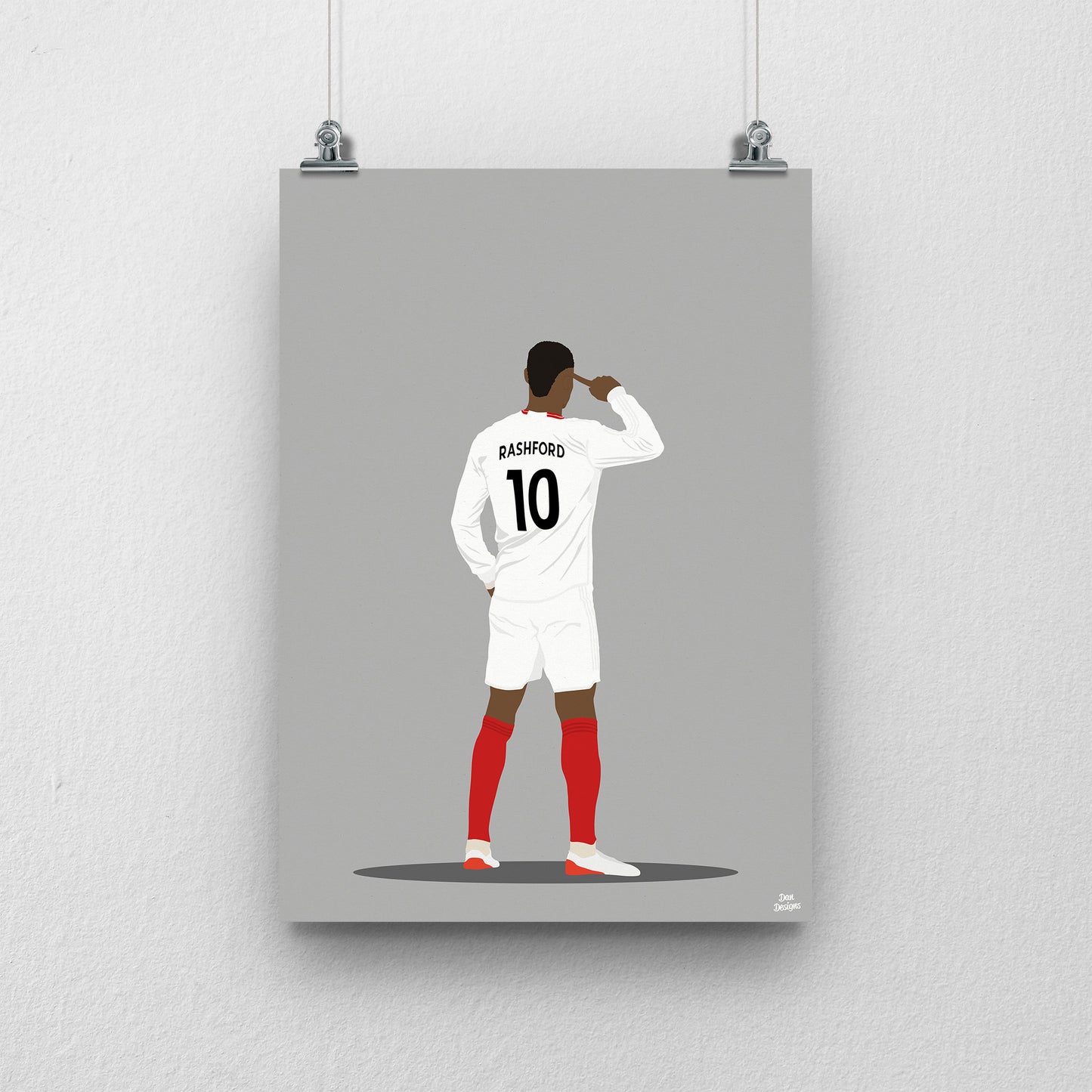 Marcus Rashford Away Print