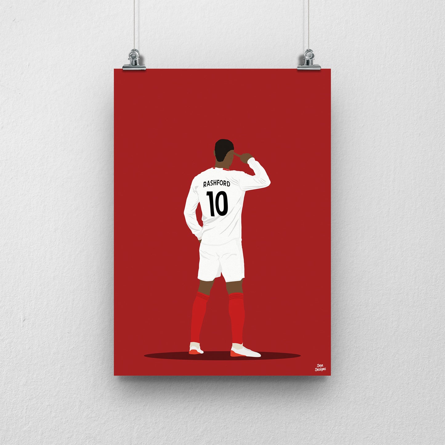 Marcus Rashford Away Print