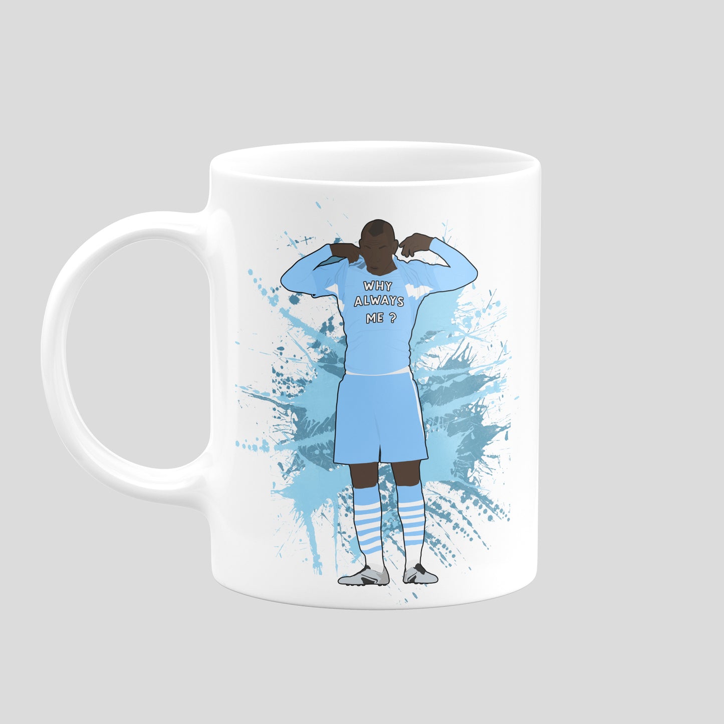 Mario Balotelli Manchester City Mug – Football Artwork