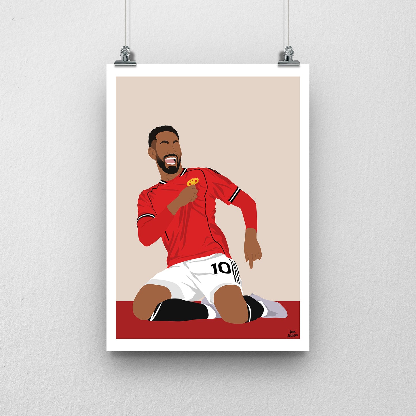 Matheus Cunha Print | Manchester United Poster