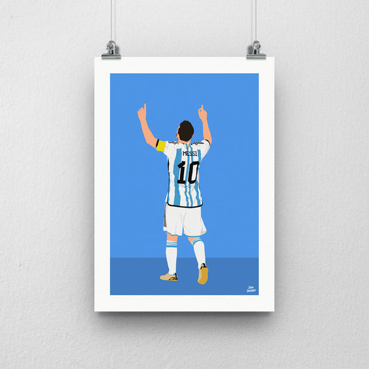 Messi Argentina Print