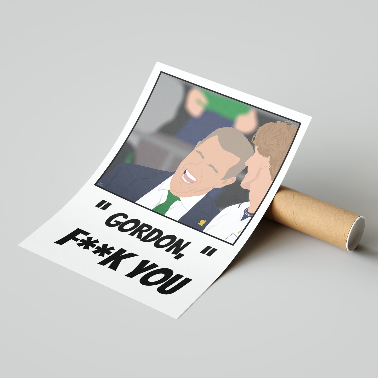 "Gordon, F You!" Mexico Manager Laughing Print, World Cup 2026.