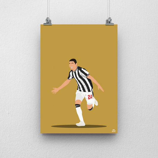 Miguel Almiron Print - Newcastle United Football Poster