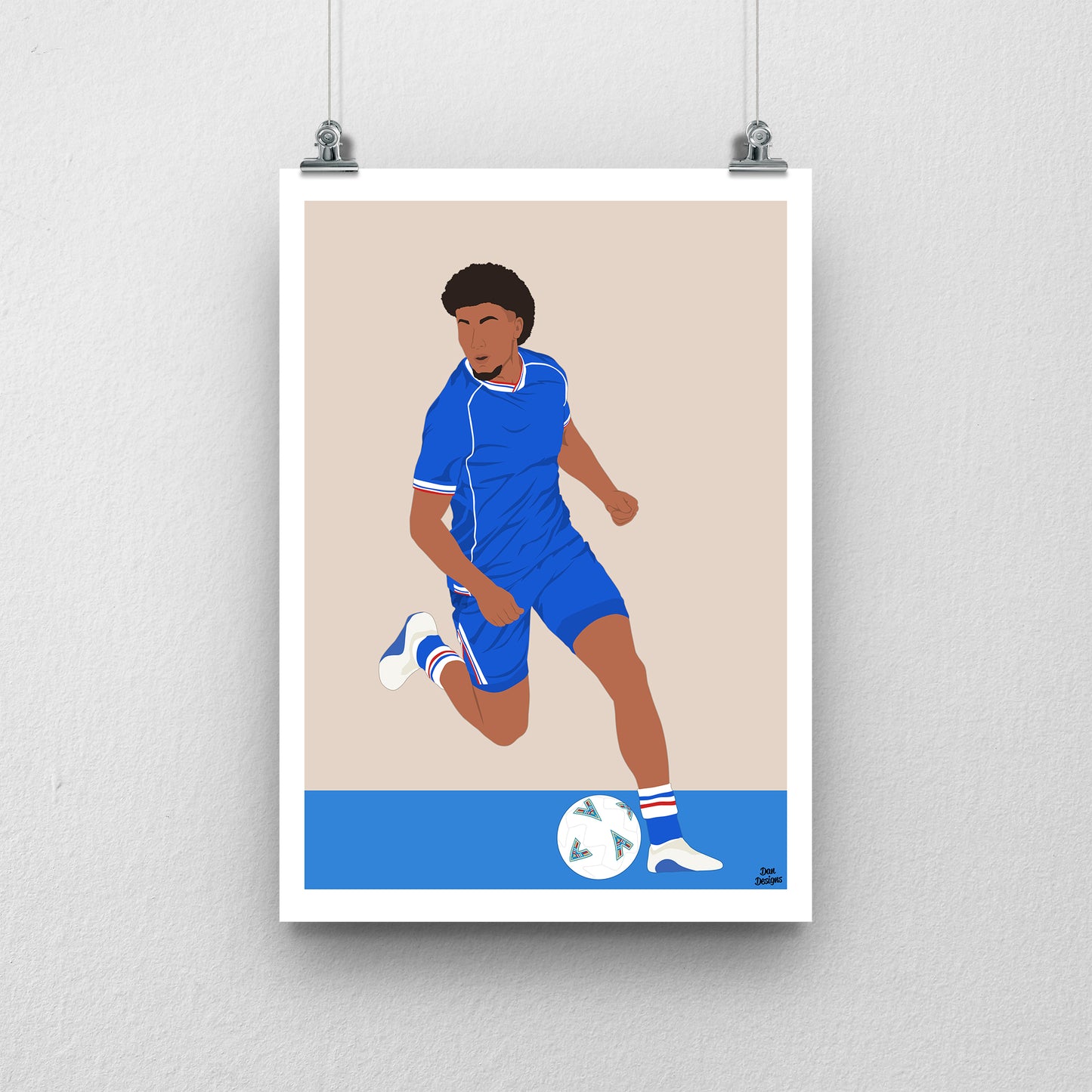 Miguel Azeez Carlisle United Print – Official Artwork
