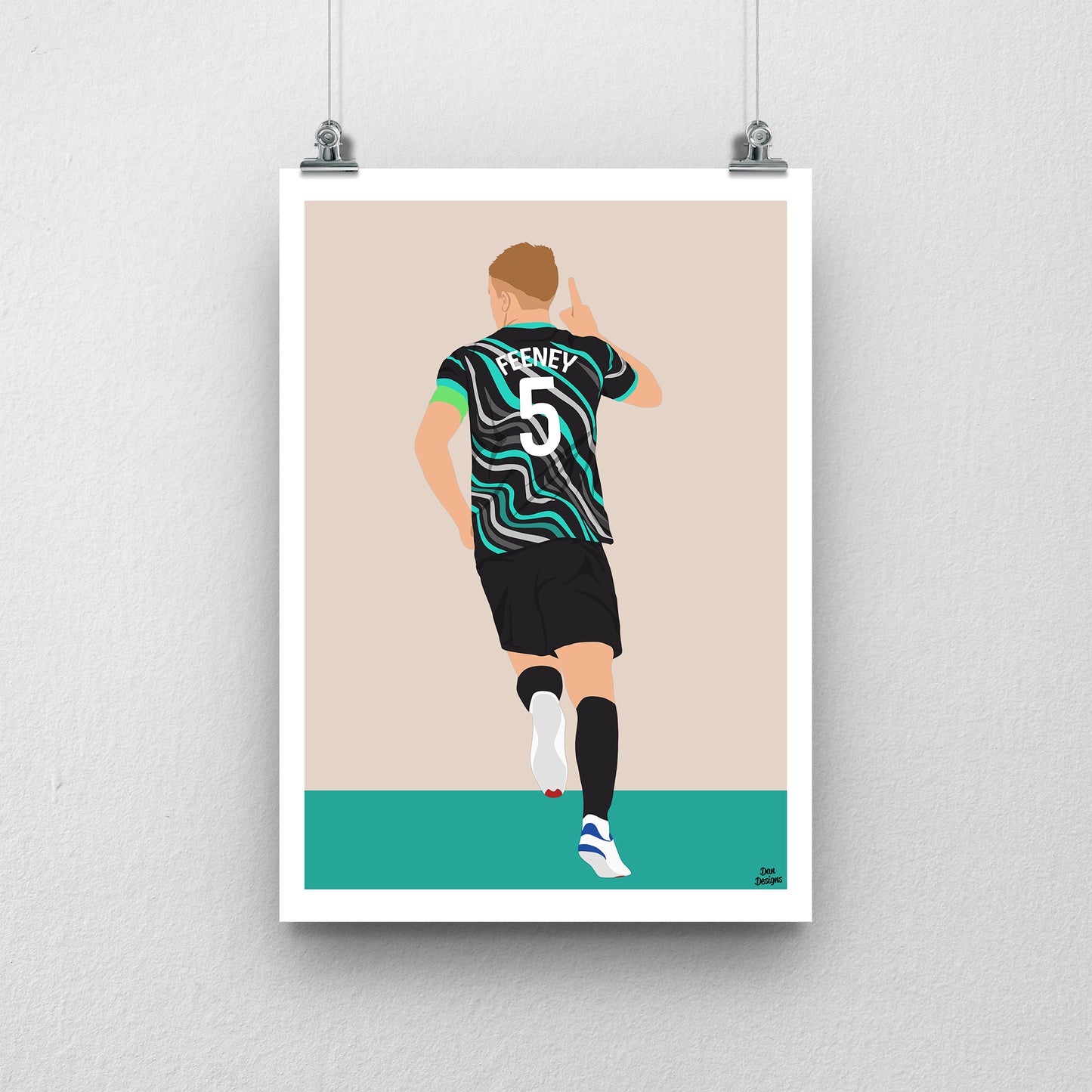 Morgan Feeney Carlisle United Print – Official Artwork