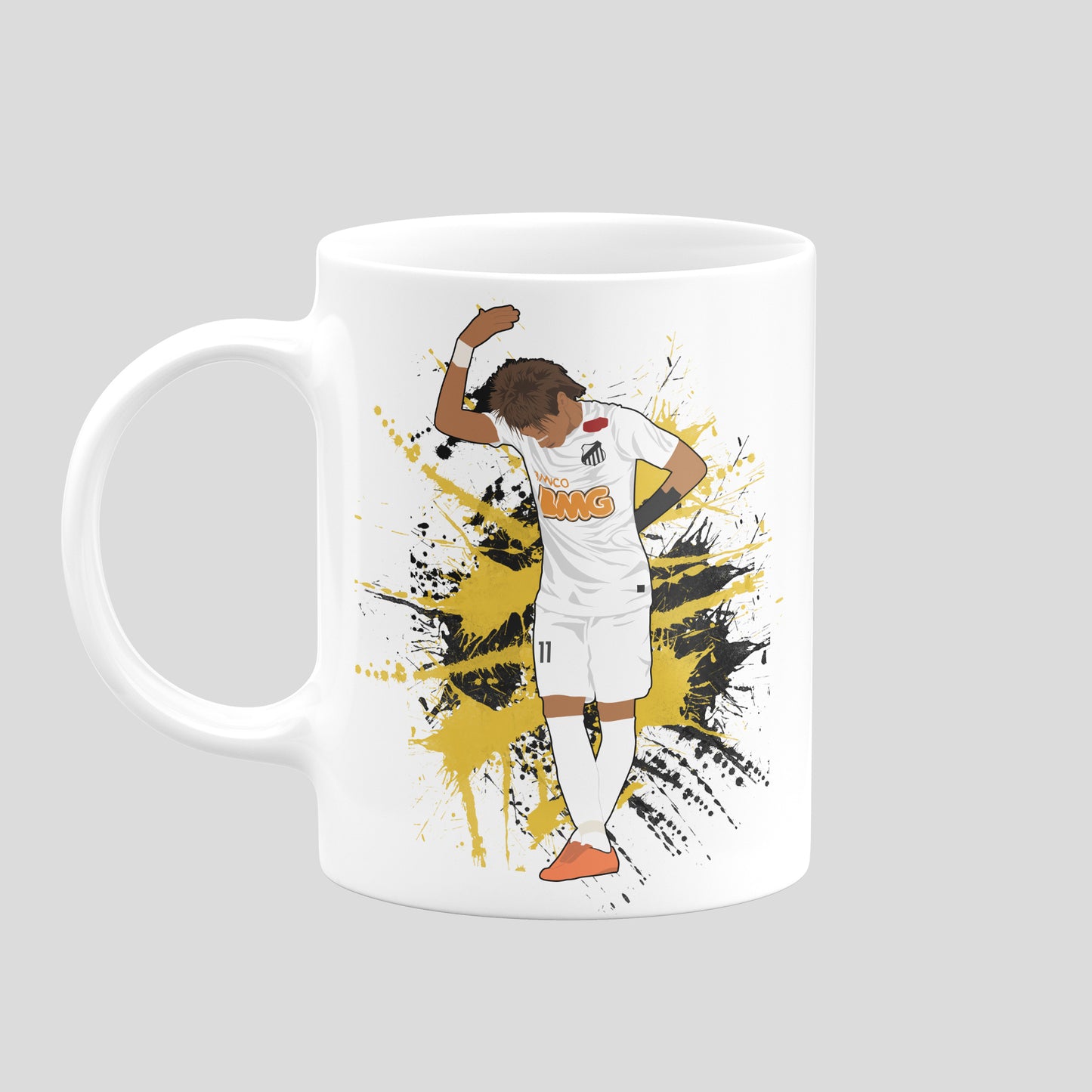 Neymar Jr Santos Mug – Football Artwork