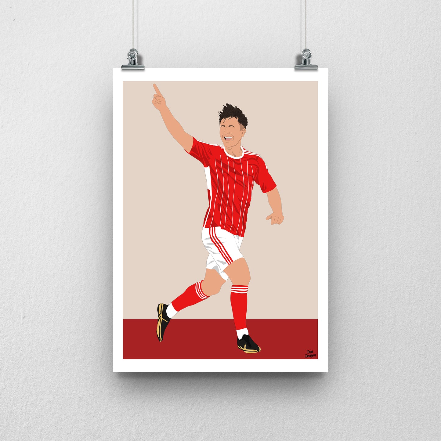 Tom Nichols Swindon Town Print – Official Football Artwork