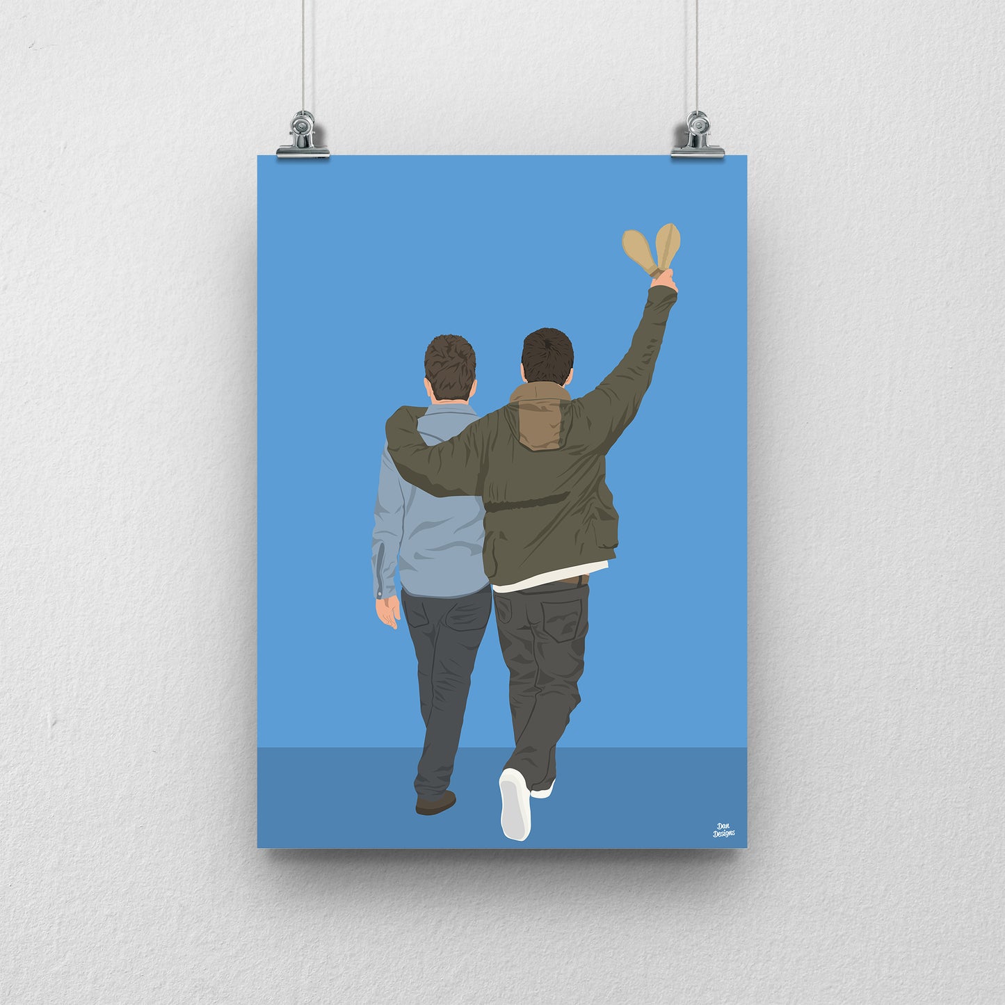 Oasis – Liam & Noel Gallagher Reunion Tour Print