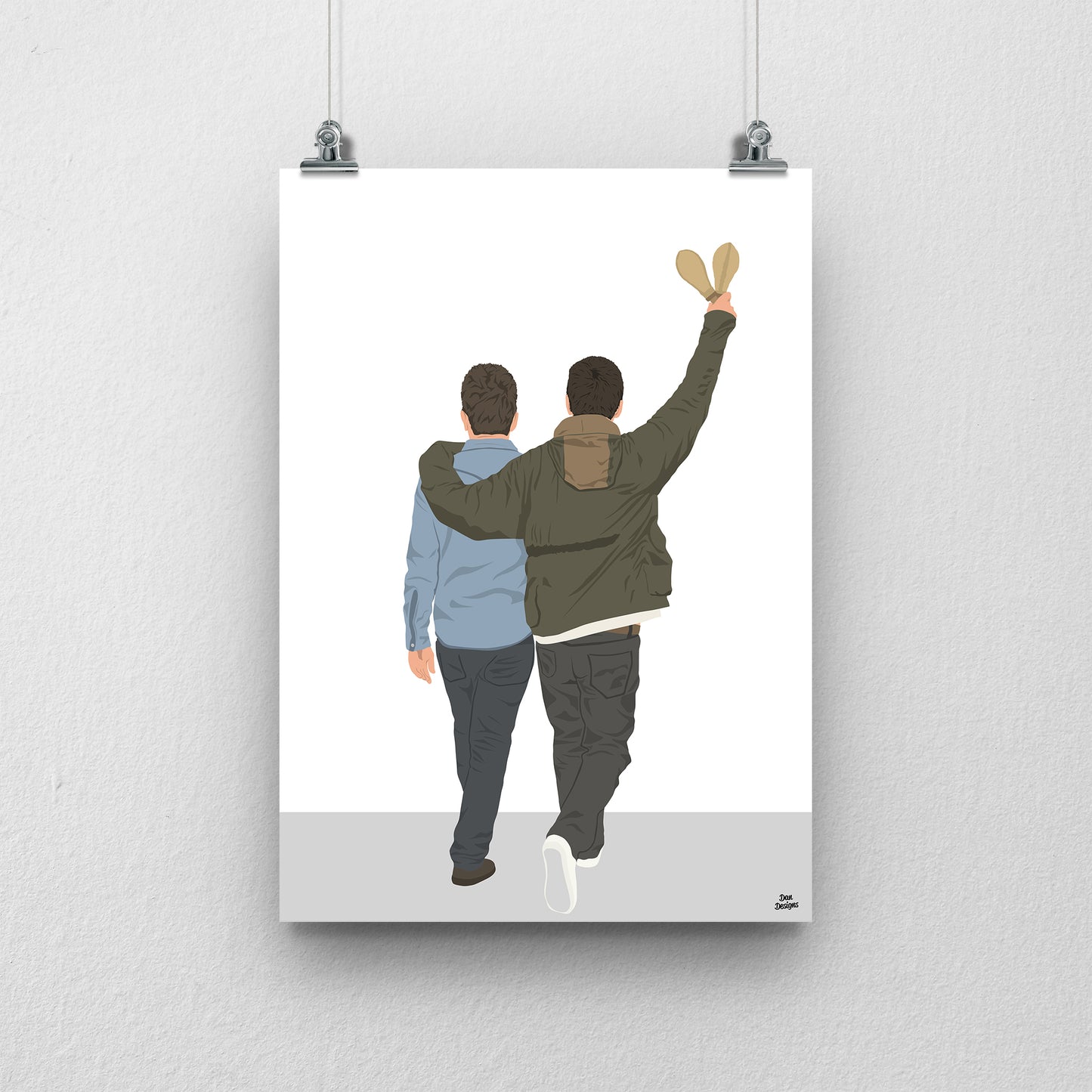 Oasis – Liam & Noel Gallagher Reunion Tour Print