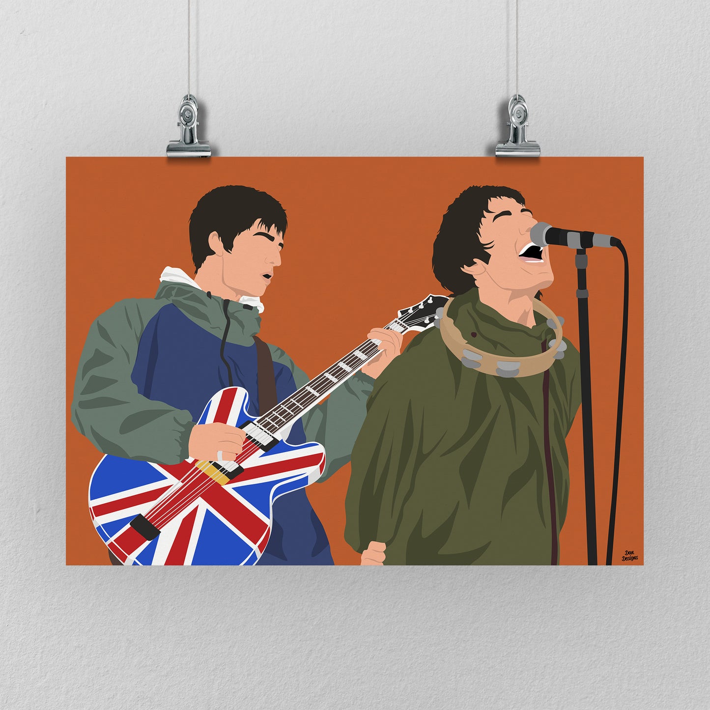 Oasis Print – Music Artwork & Britpop Design
