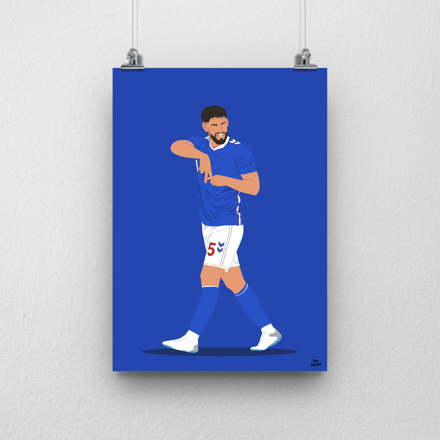 Omar Alderete Sunderland Print – Football Wall Art