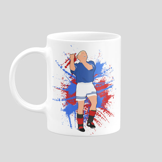 Paul Gascoigne Rangers Mug – Football Artwork