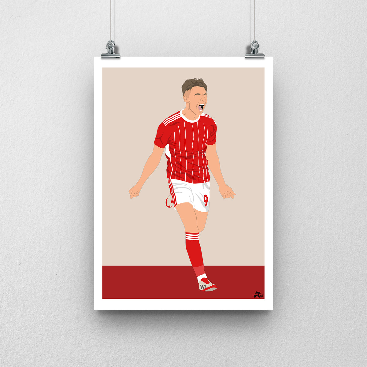 Paul Glatzel Swindon Town Print – Football Artwork